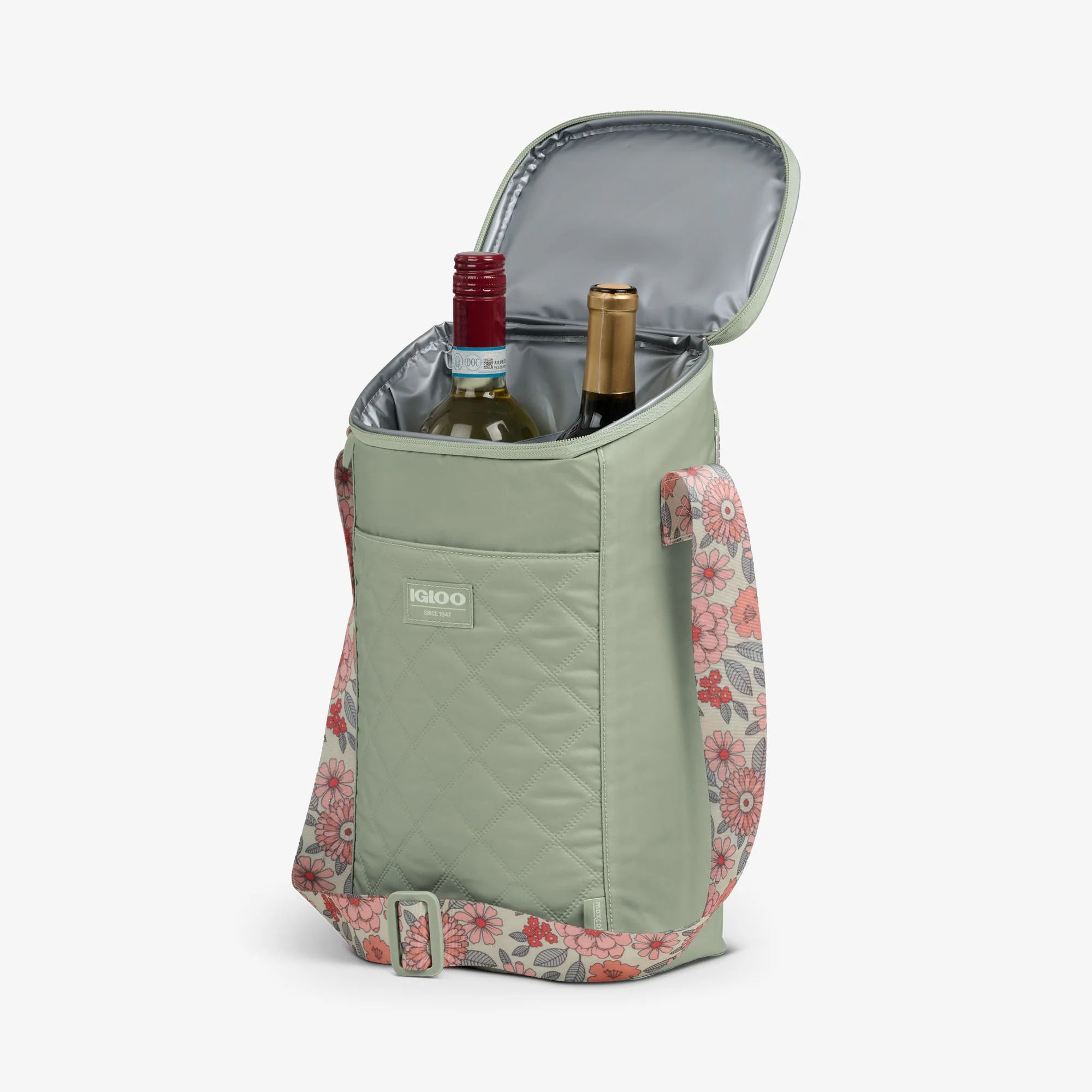Igloo Coolers Floral MaxCold DUO Vertical CrossbodyCooler Bag - Image 4
