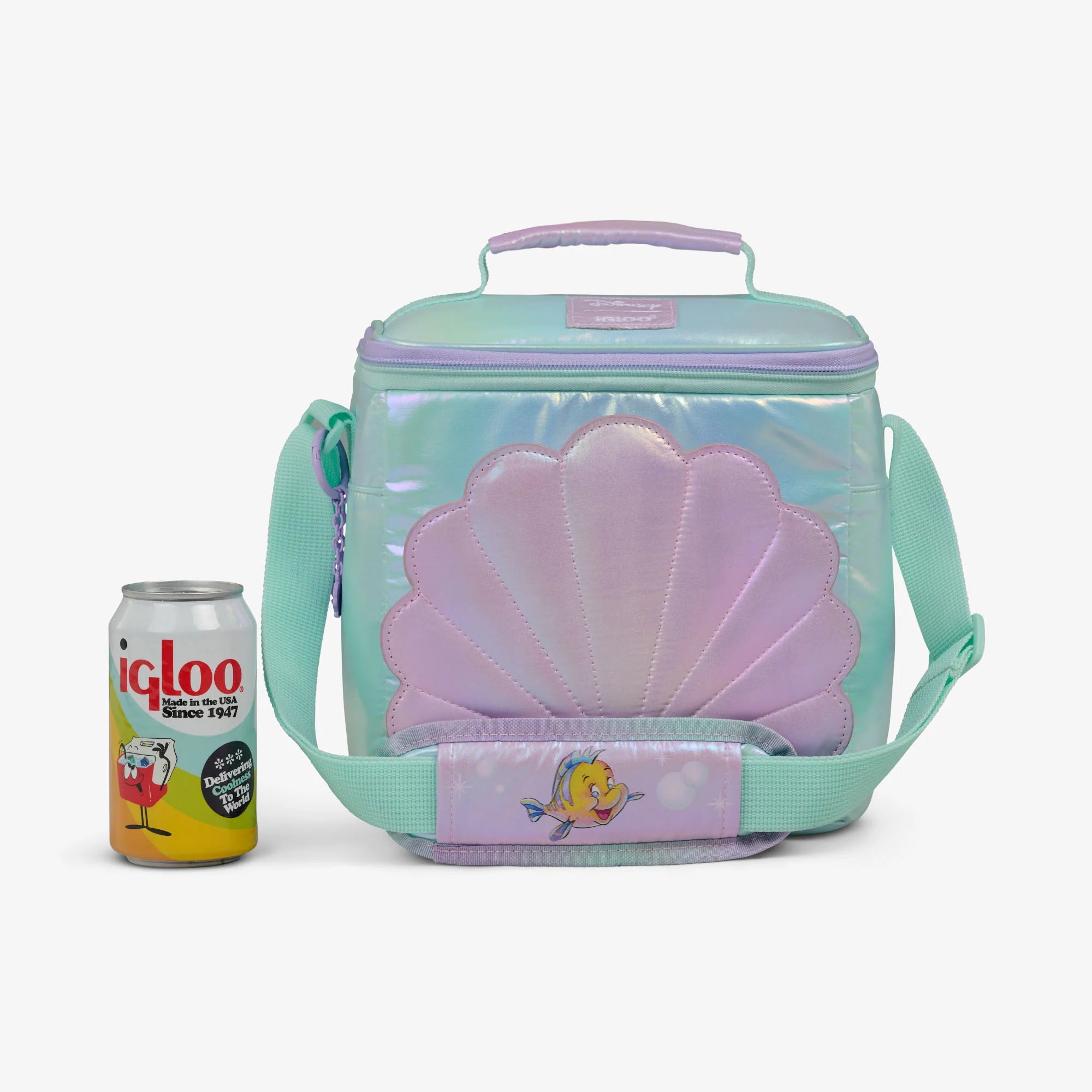 Igloo Coolers Disney The Little Mermaid Seashell Square Lunch Cooler Bag - Image 7