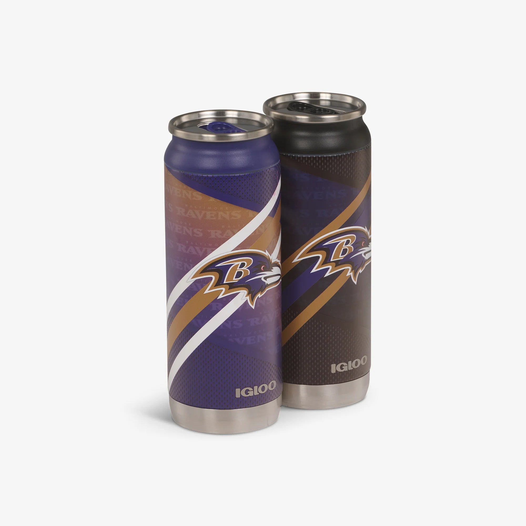 Igloo Coolers Baltimore Ravens Home & Away 16 Oz Can 2-Pack - Image 4
