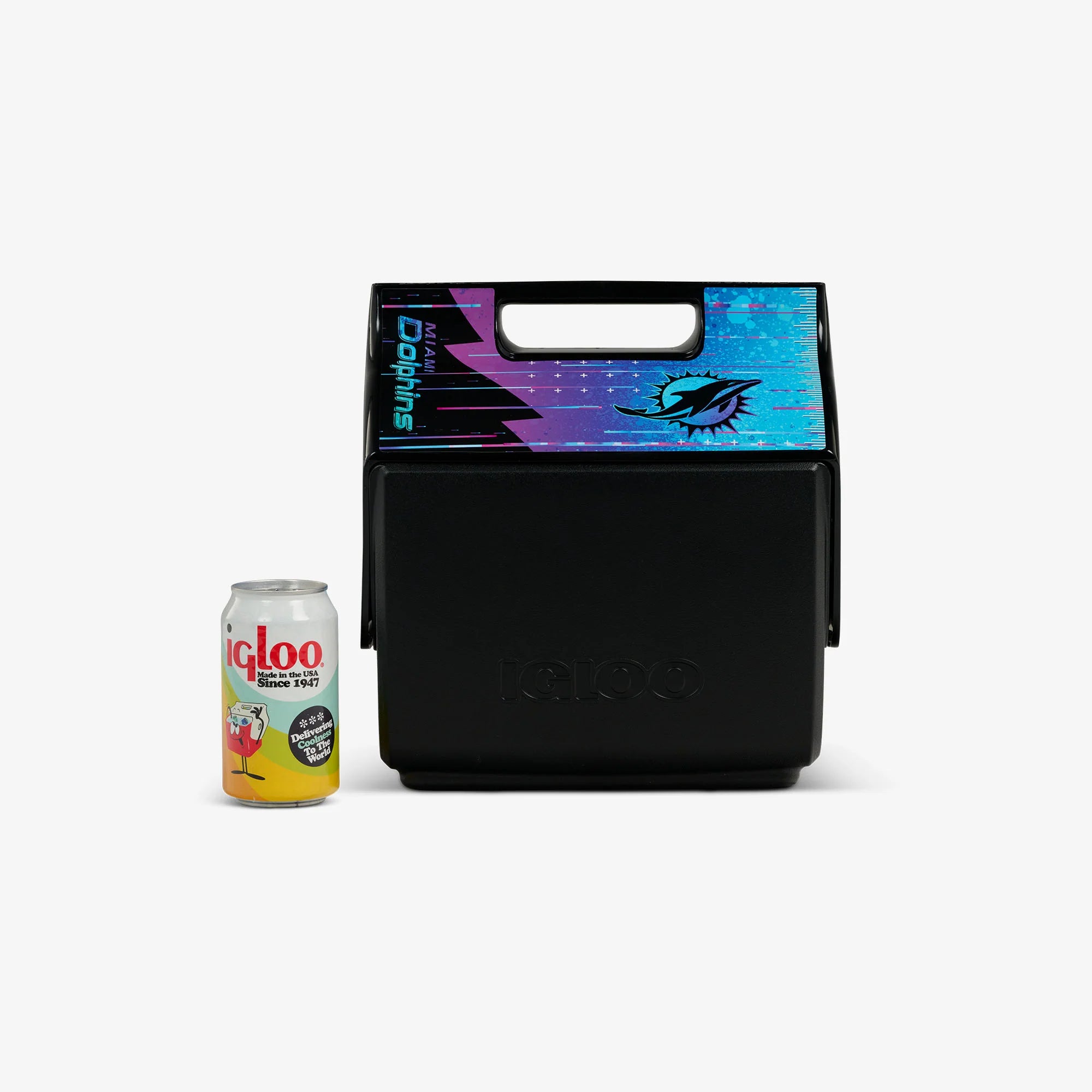 Igloo Coolers NFL Neon Miami Dolphins Little Playmate 7 Qt Cooler - Image 5