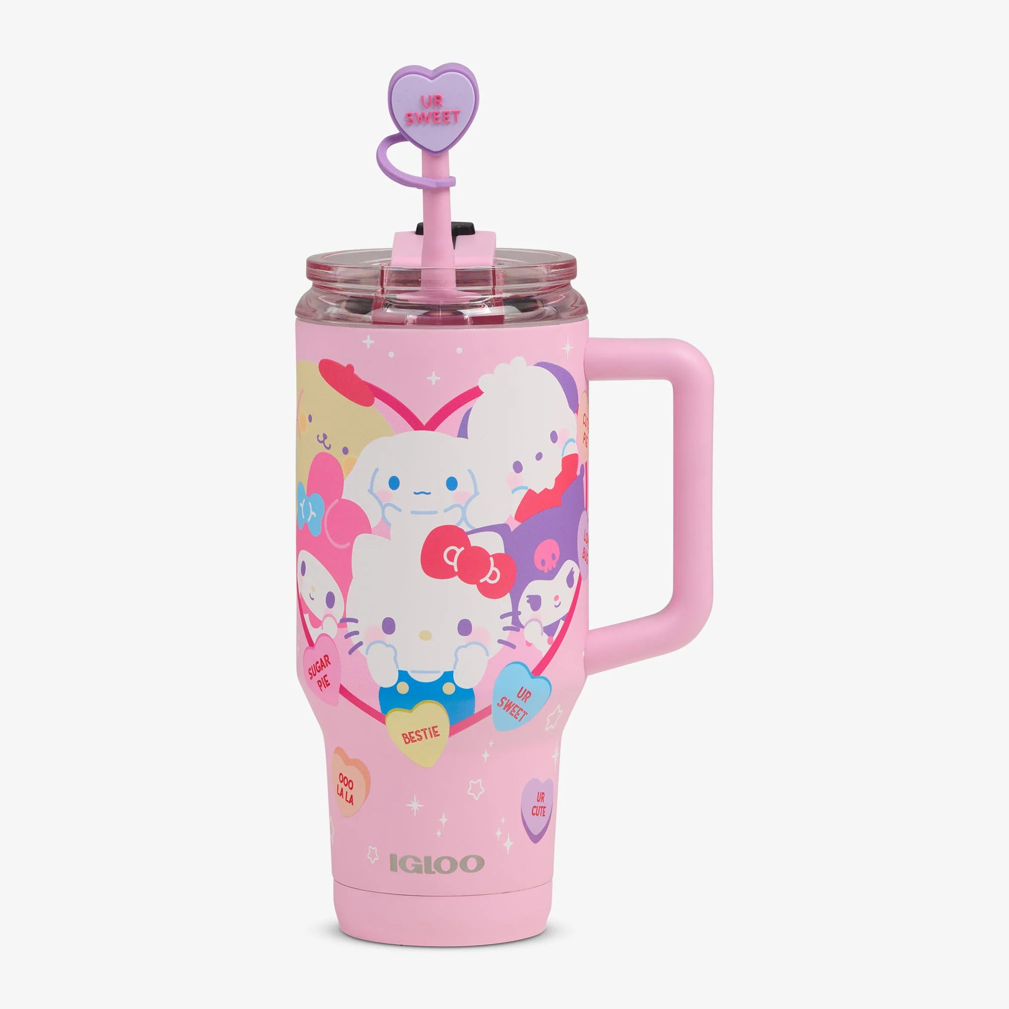 Igloo Coolers Hello Kitty and Friends x Sweethearts Candies 32 Oz Travel Mug