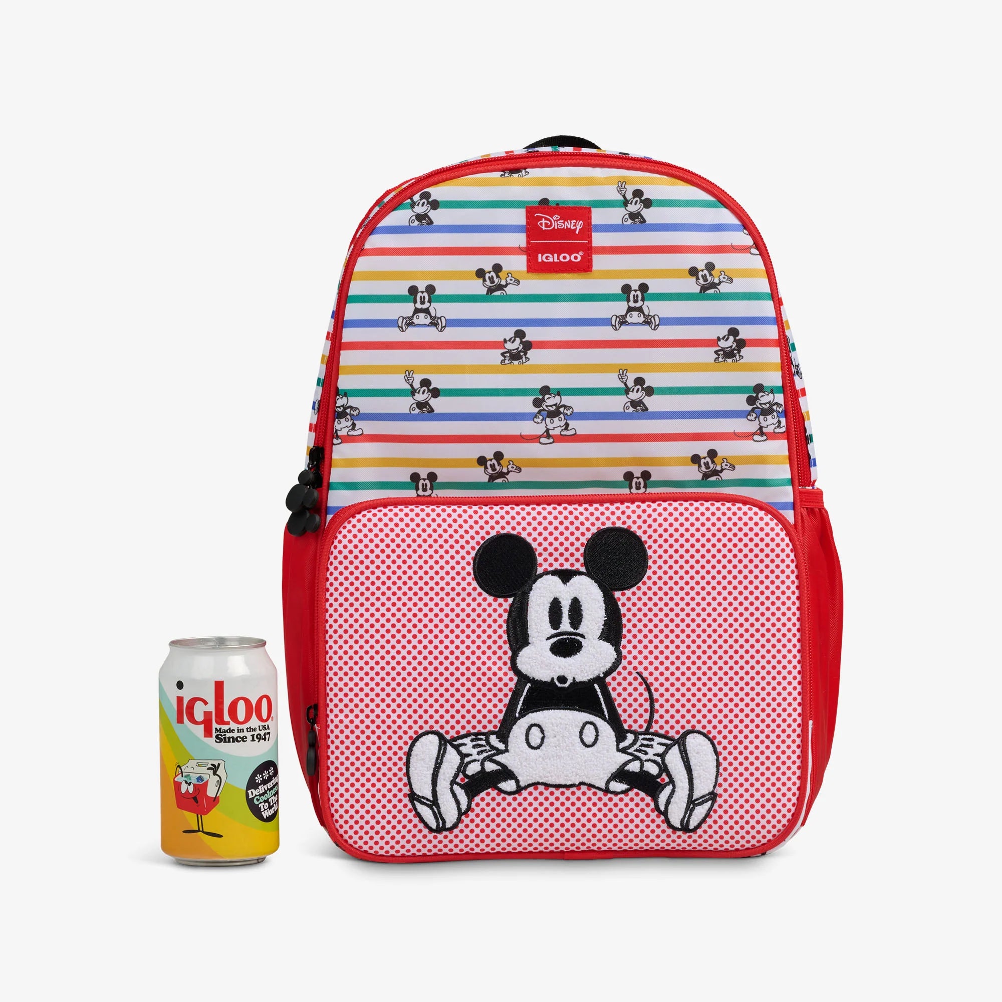Igloo Coolers Disney Mickey Mouse Stripe 24-Can Backpack - Image 7