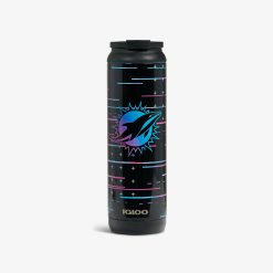 Igloo Coolers NFL Neon Miami Dolphins 20 Oz Flip n Sip Tumbler