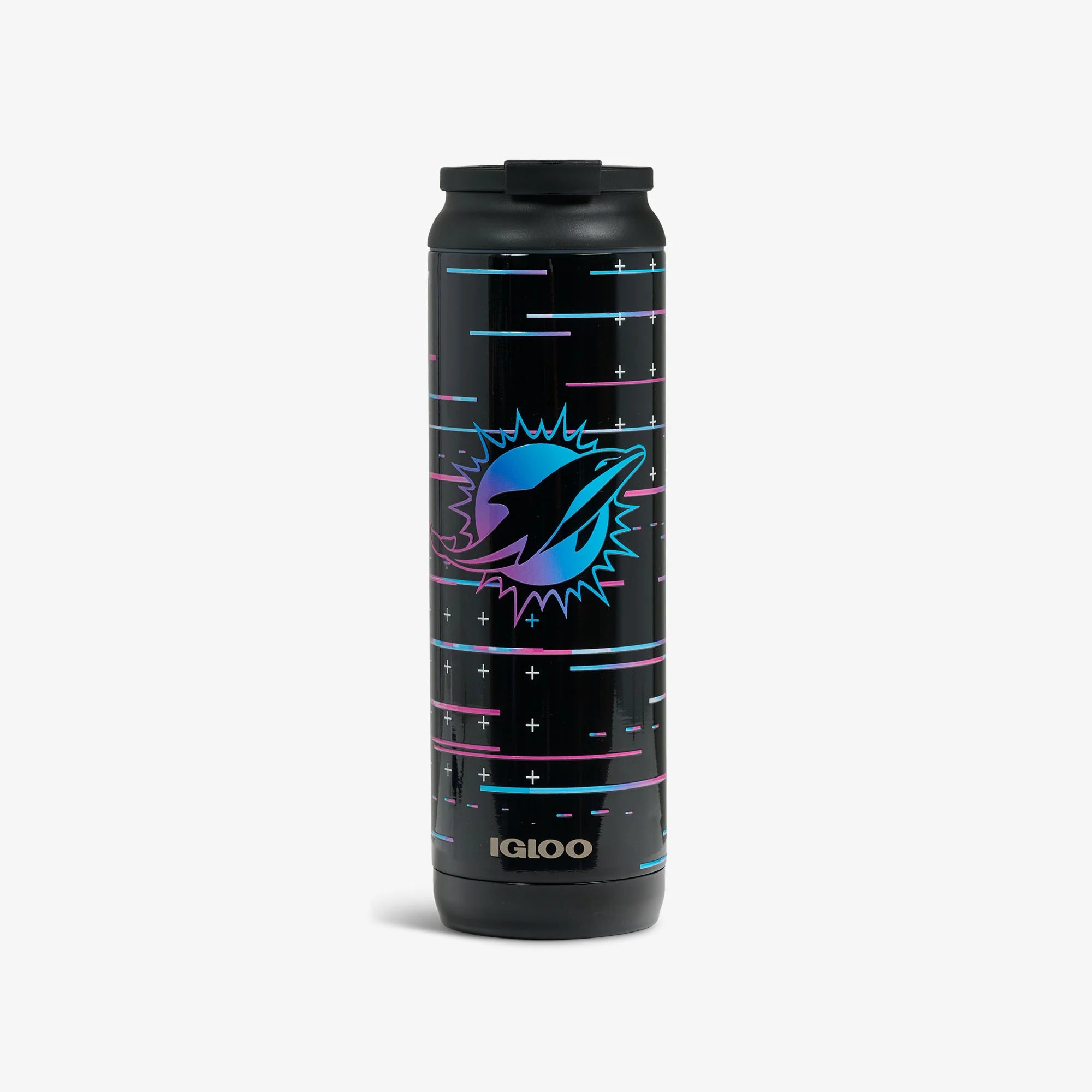 Igloo Coolers NFL Neon Miami Dolphins 20 Oz Flip n Sip Tumbler