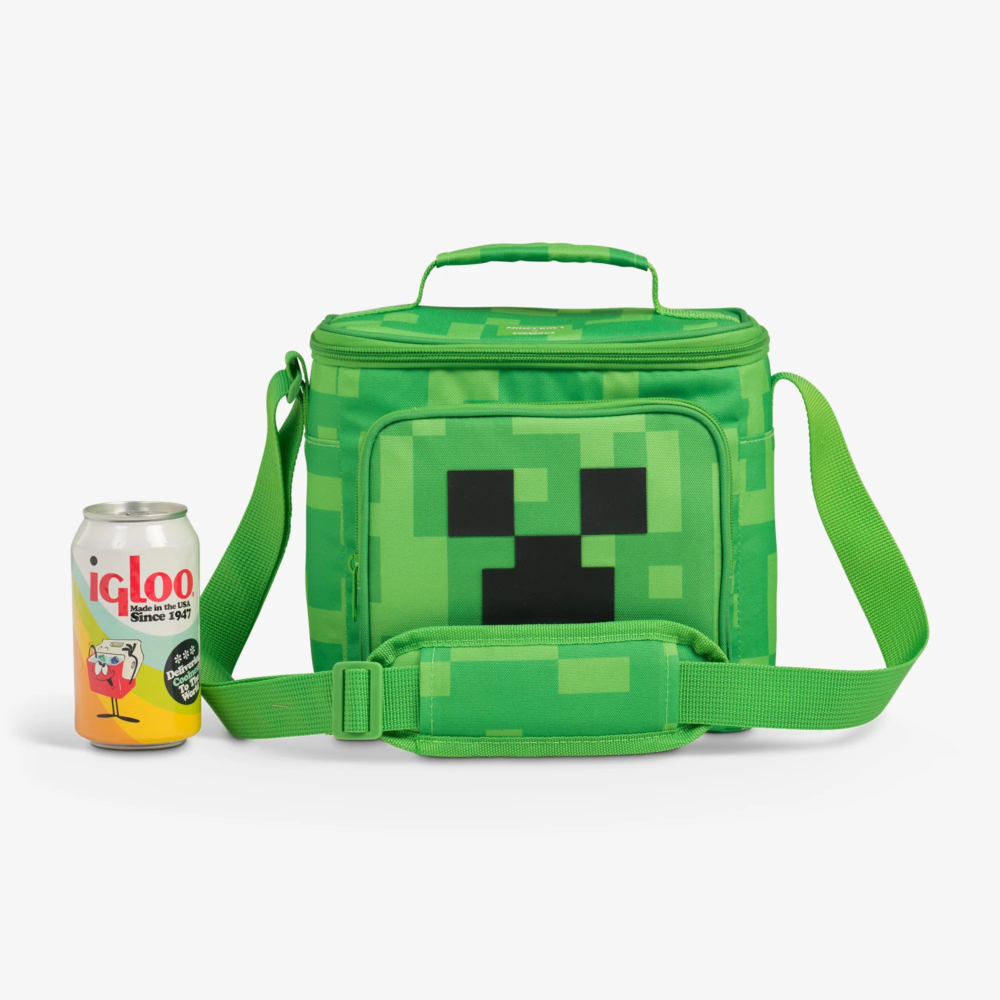Igloo Coolers Minecraft Creeper Square Lunch Cooler Bag - Image 5