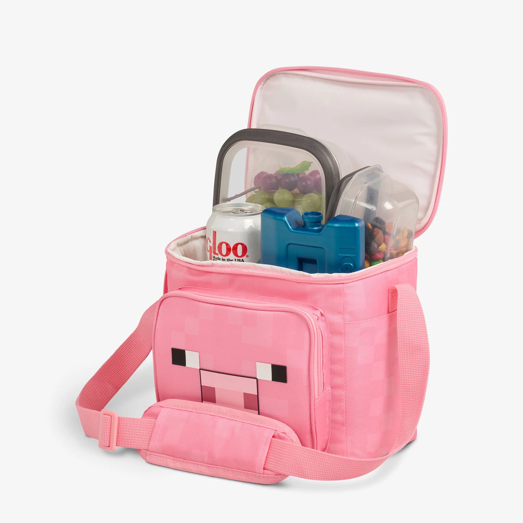 Igloo Coolers Minecraft Pig Square Lunch Cooler Bag - Image 4