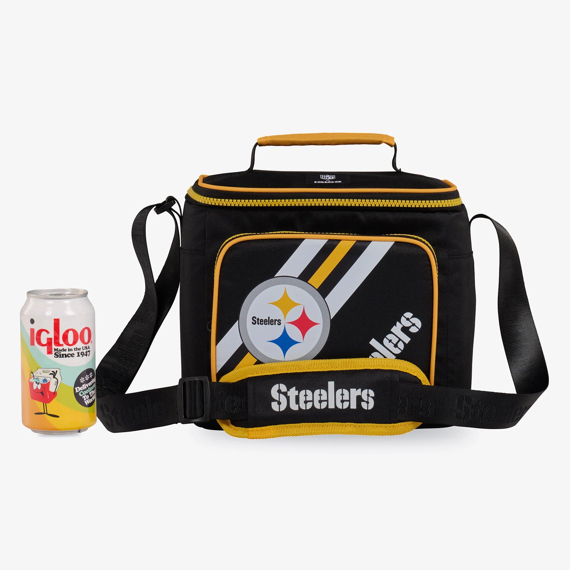 Igloo Coolers Pittsburgh Steelers Square Lunch Cooler Bag - Image 5