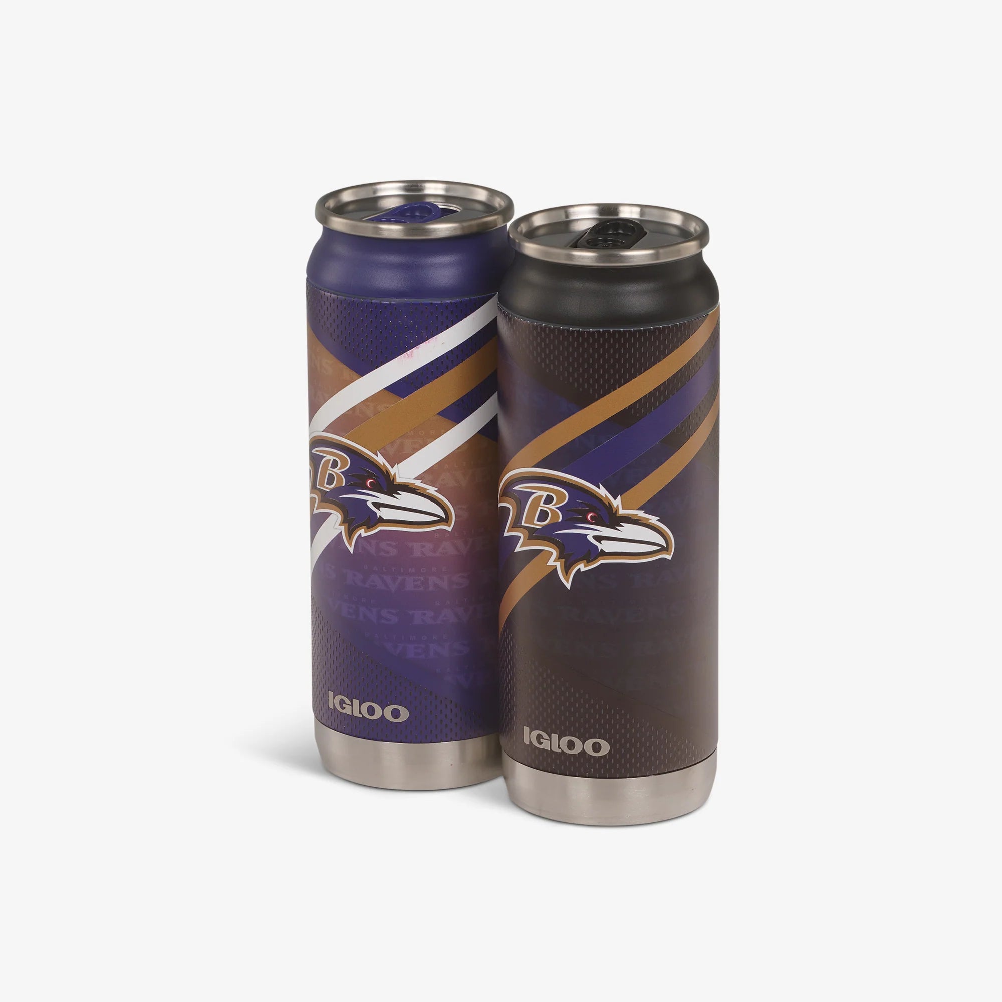 Igloo Coolers Baltimore Ravens Home & Away 16 Oz Can 2-Pack - Image 2