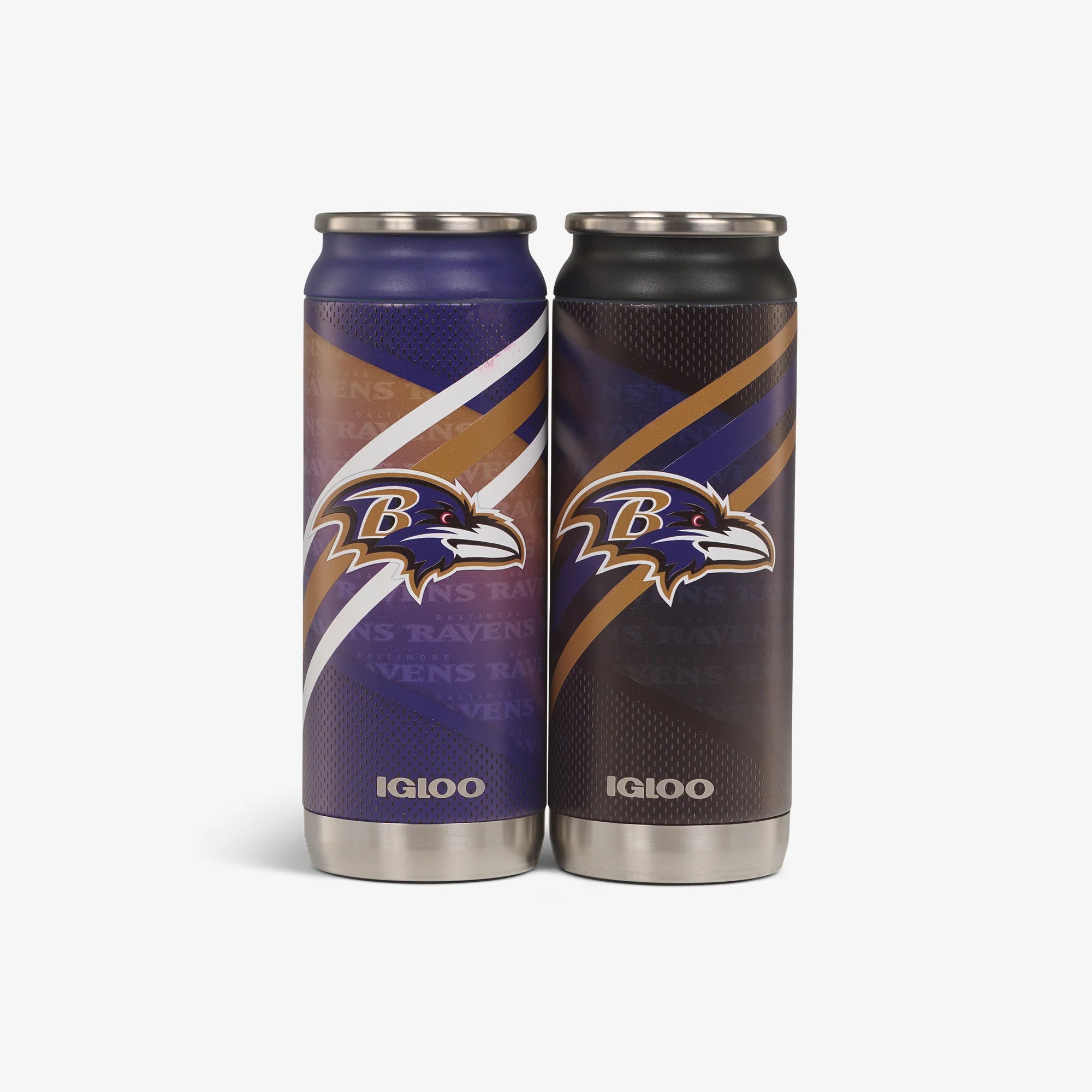 Igloo Coolers Baltimore Ravens Home & Away 16 Oz Can 2-Pack