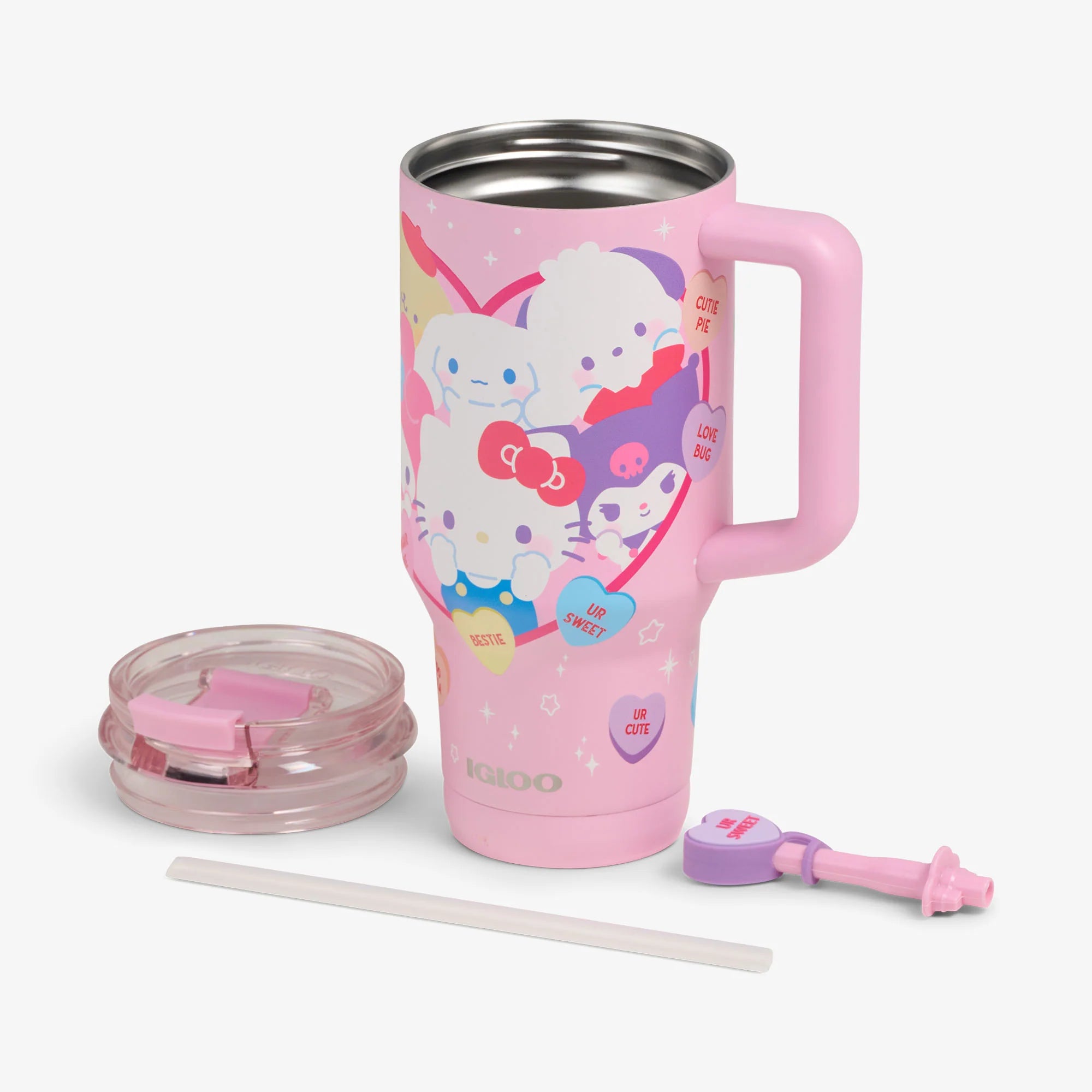 Igloo Coolers Hello Kitty and Friends x Sweethearts Candies 32 Oz Travel Mug - Image 5
