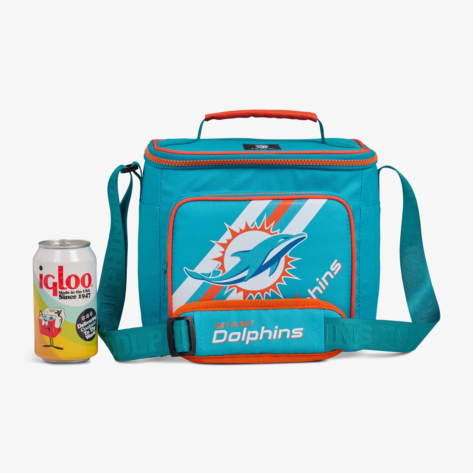 Igloo Coolers Miami Dolphins Square Lunch Cooler Bag - Image 5