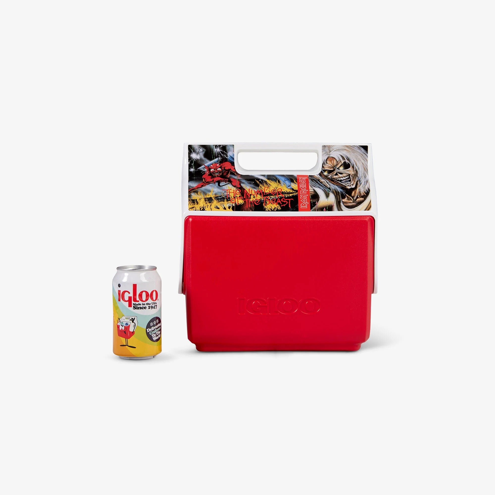 Igloo Coolers Iron Maiden The Number of the Beast Little Playmate 7 Qt Cooler - Image 5