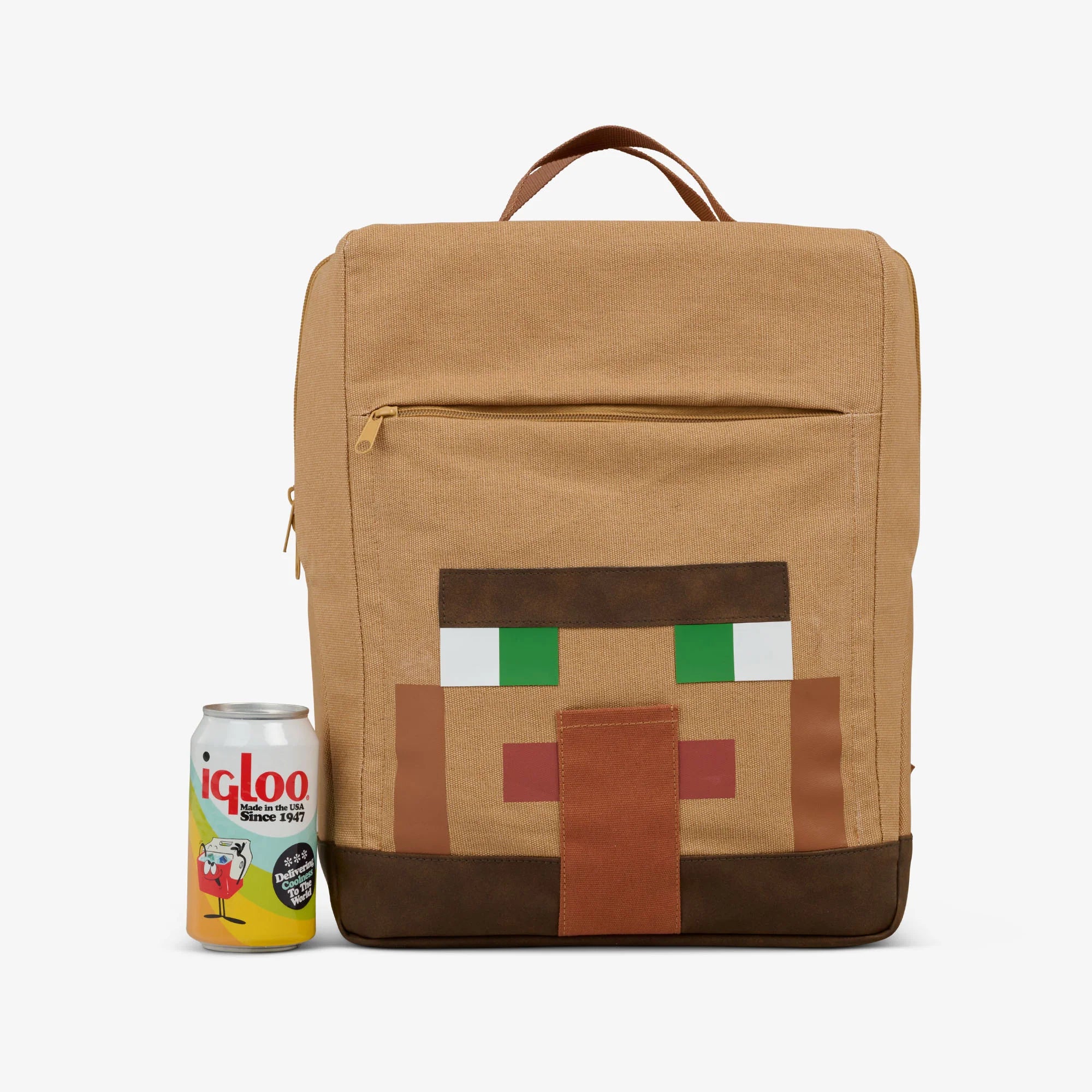 Igloo Coolers Minecraft Villager Backpack Cooler 20Can Capacity - Image 5
