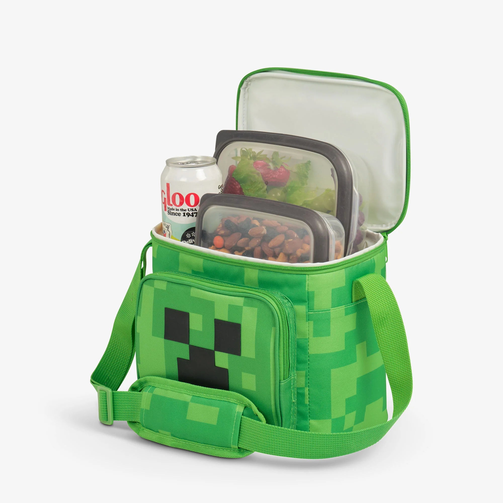 Igloo Coolers Minecraft Creeper Square Lunch Cooler Bag - Image 4