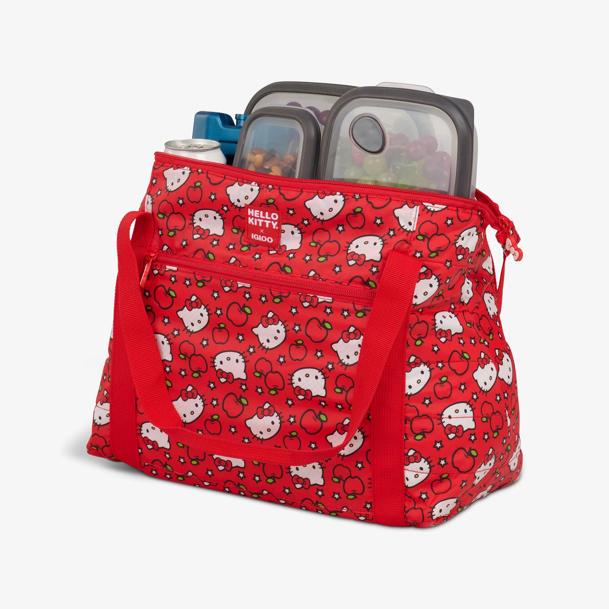 Igloo Coolers Hello Kitty Red Apples Packable Puffer 20-Can Cooler Bag - Image 4